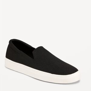 Old Navy Stylish Black Slip-On Sneakers size 8.5